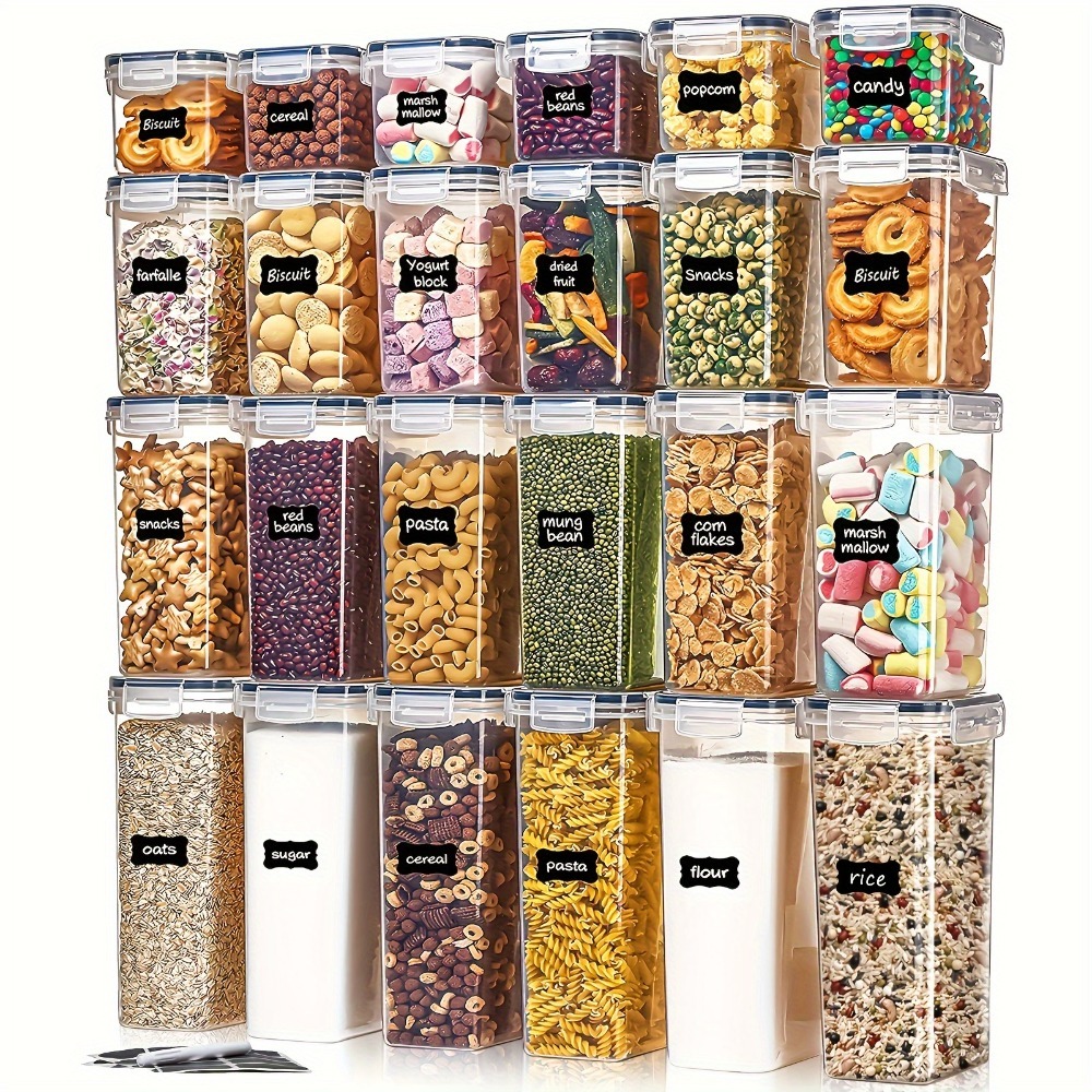 Food Storage Tank - 24Pcs Food Storage Containers 12 Boxes