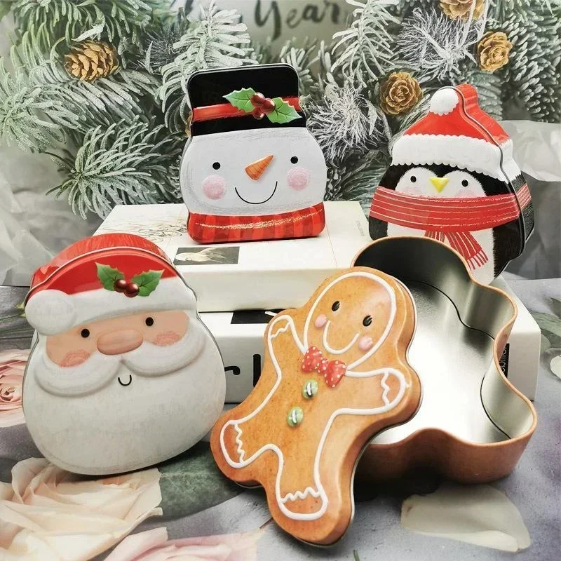 Xmas Food Storage Containers - Christmas Decoration Creative Storage Box Gingerbread