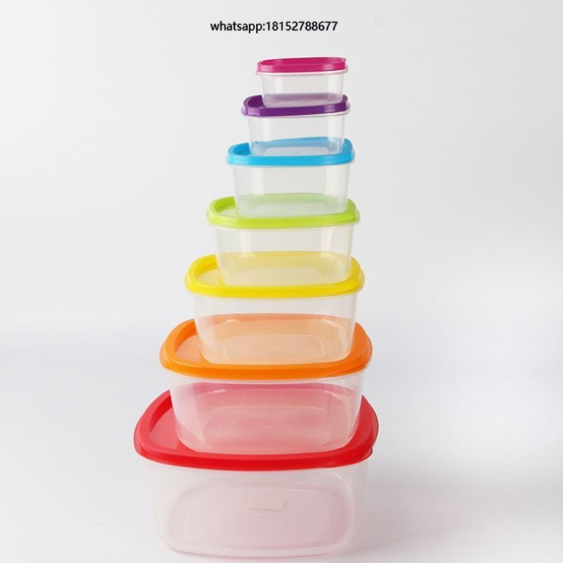 Food Storage Is - Rainbow 7pcs Food Container Plastic Food