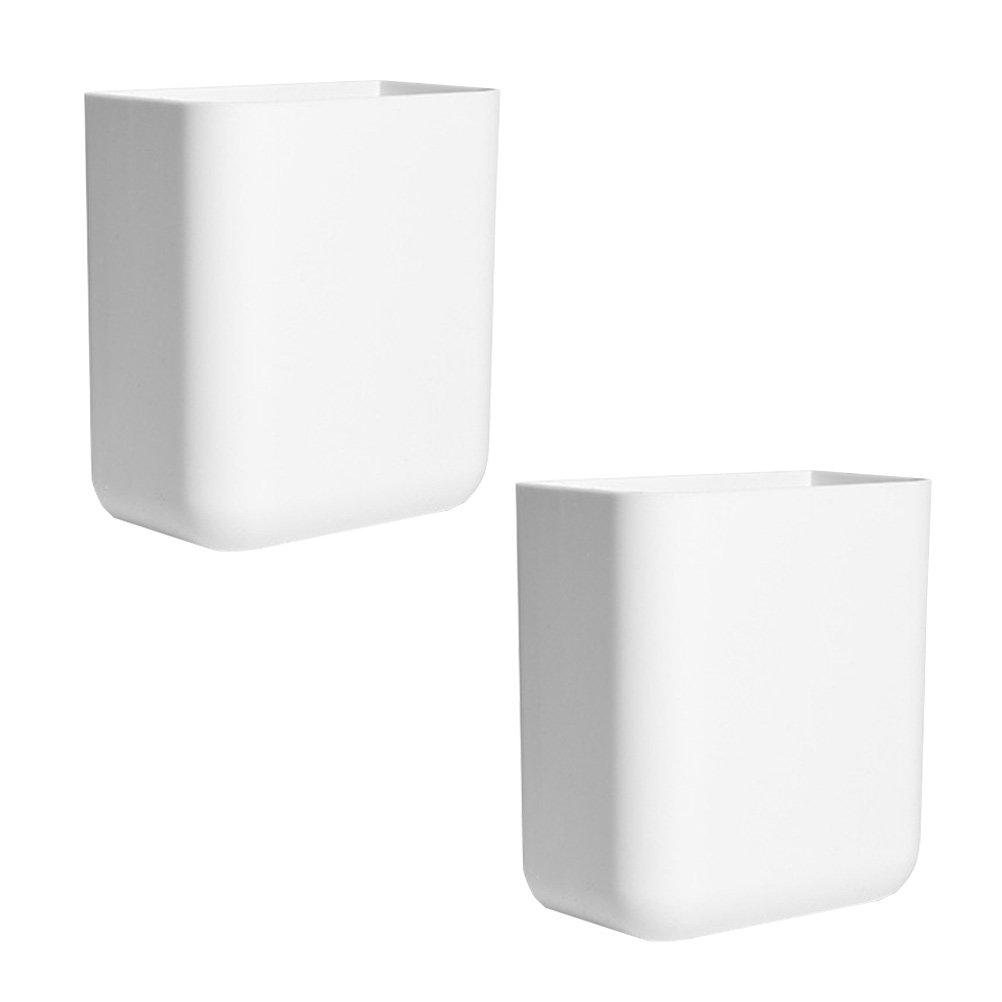 Food Storage Rack - 2Pcs Remote Control Storage Boxes Wall-Mounted
