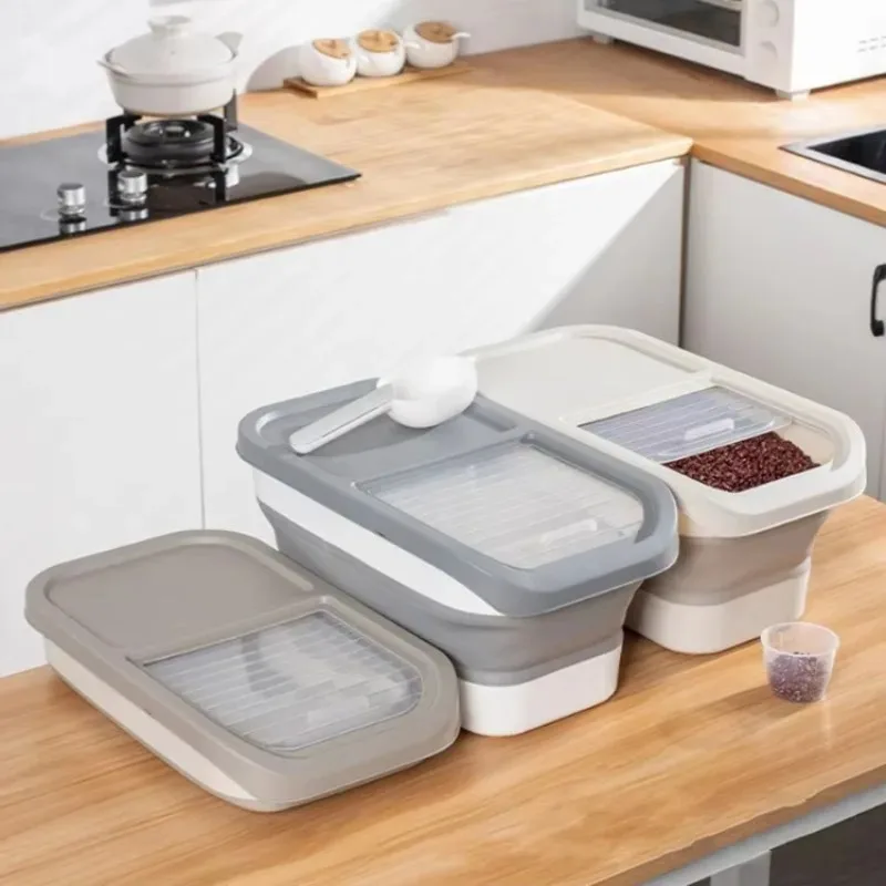 Food Storage For Dog - Plastic Big Volume Food Storage Boxes