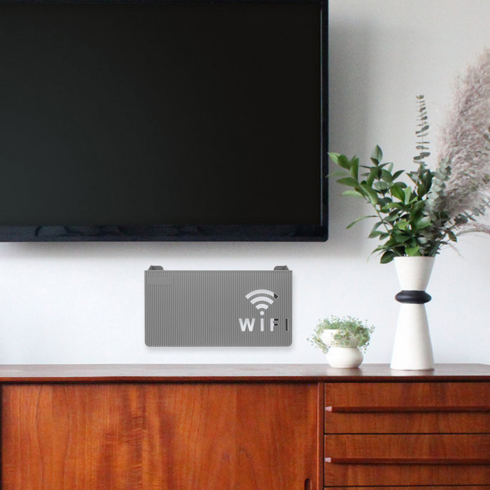 Food Storage Management - Wall Mounted Router Storage Box Sturdy