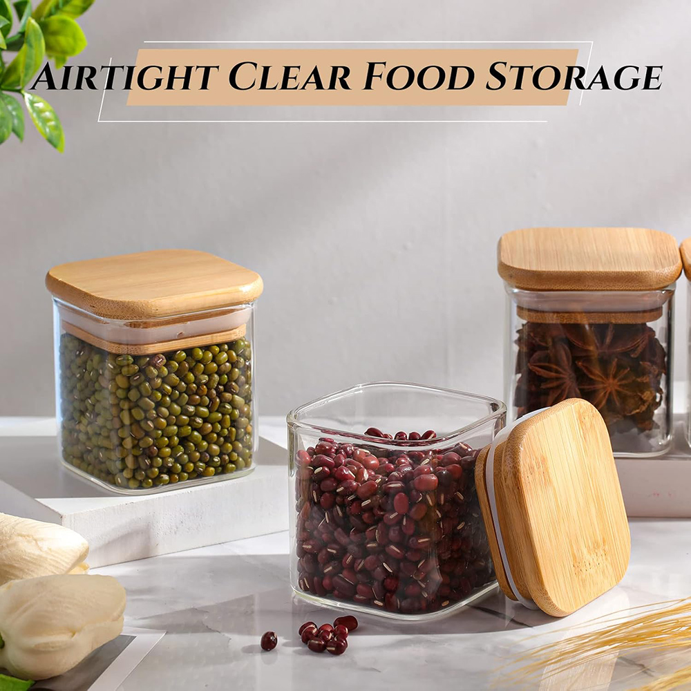 4oz 6Packs Glass Jars Set with - Food Storage Glass Set review and price