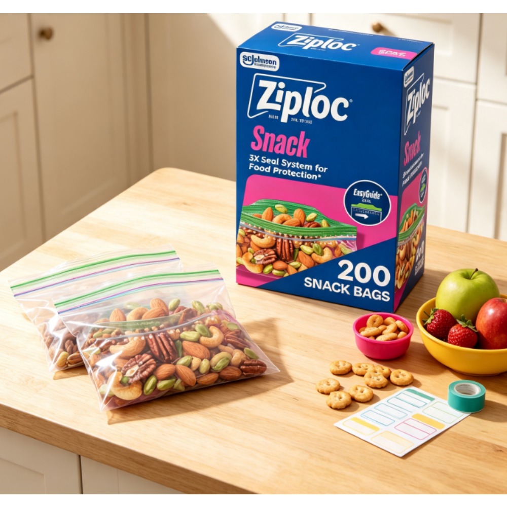 Ziploc® Brand Snack Bags with  - Food Storage Brands review and price
