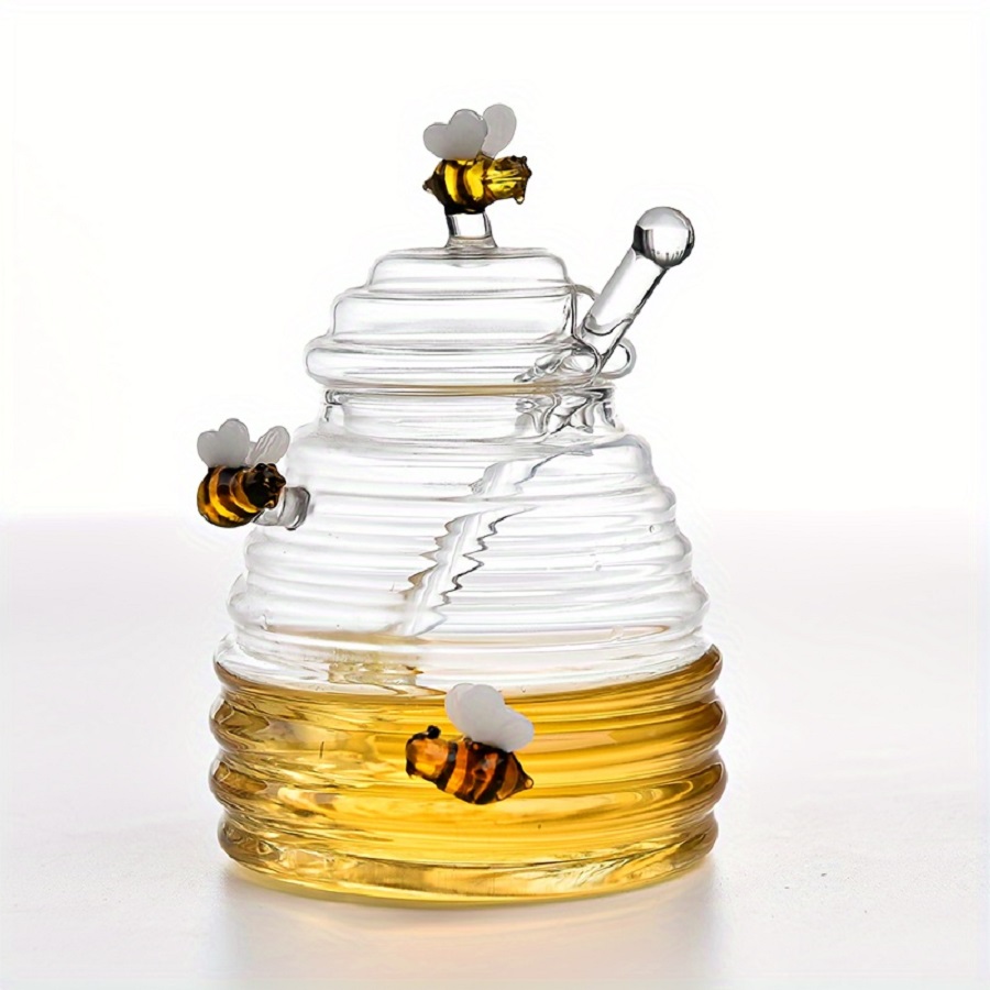 Glass Honey Jar with Dipper &  - Glass Meal Prep Container review and price