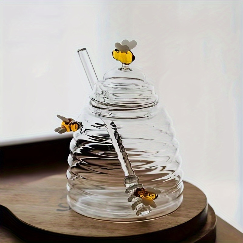 Glass Honey Jar with Dipper &  - Glass Meal Prep Container review and price