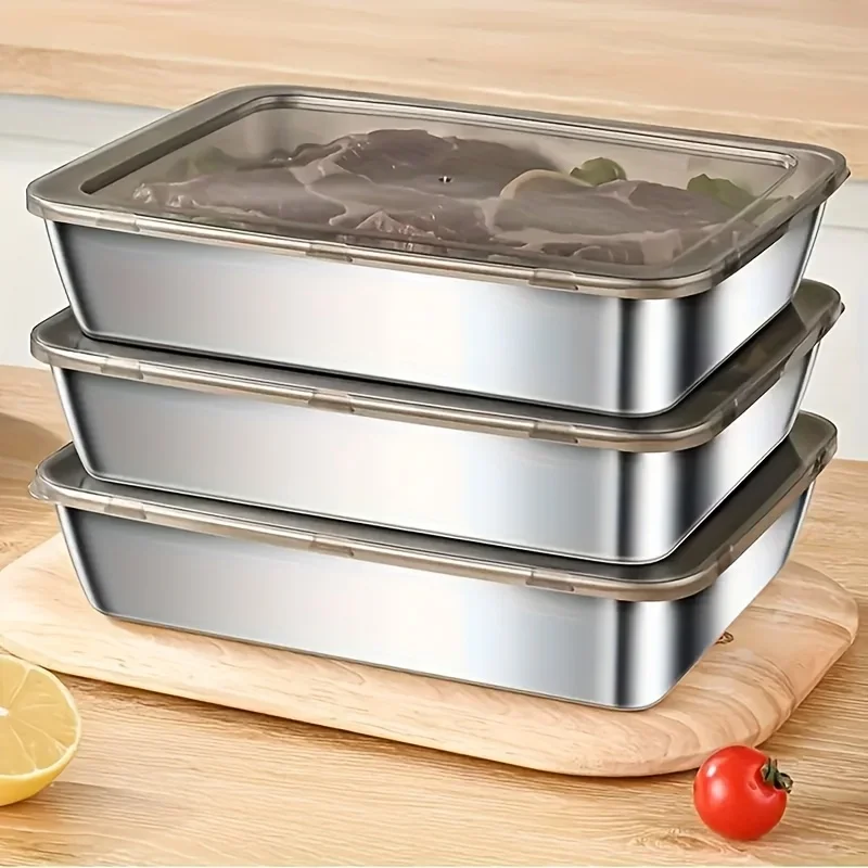 5pcs Stainless Steel Food Stor - Set Food Storage review and price