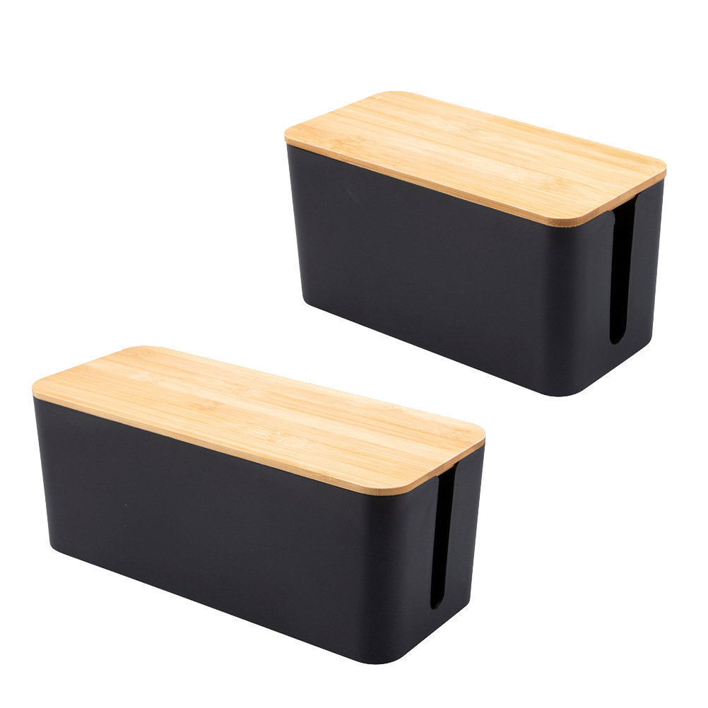 2Pcs Cable Storage Box Plastic - Food Storage Management review and price
