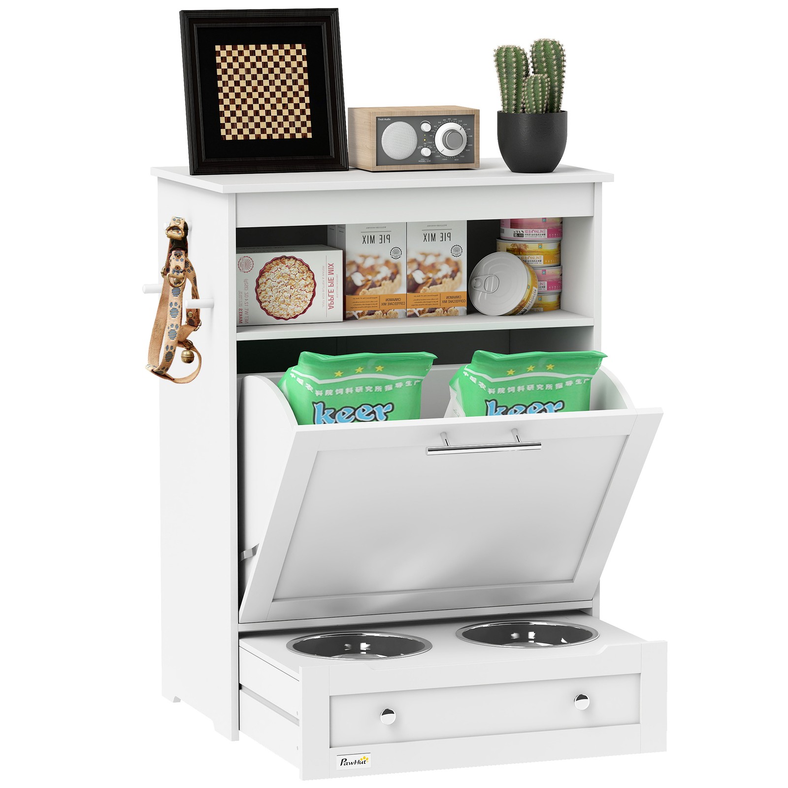 Pet Feeder Station, Dog and Ca - Food Storage Is review and price