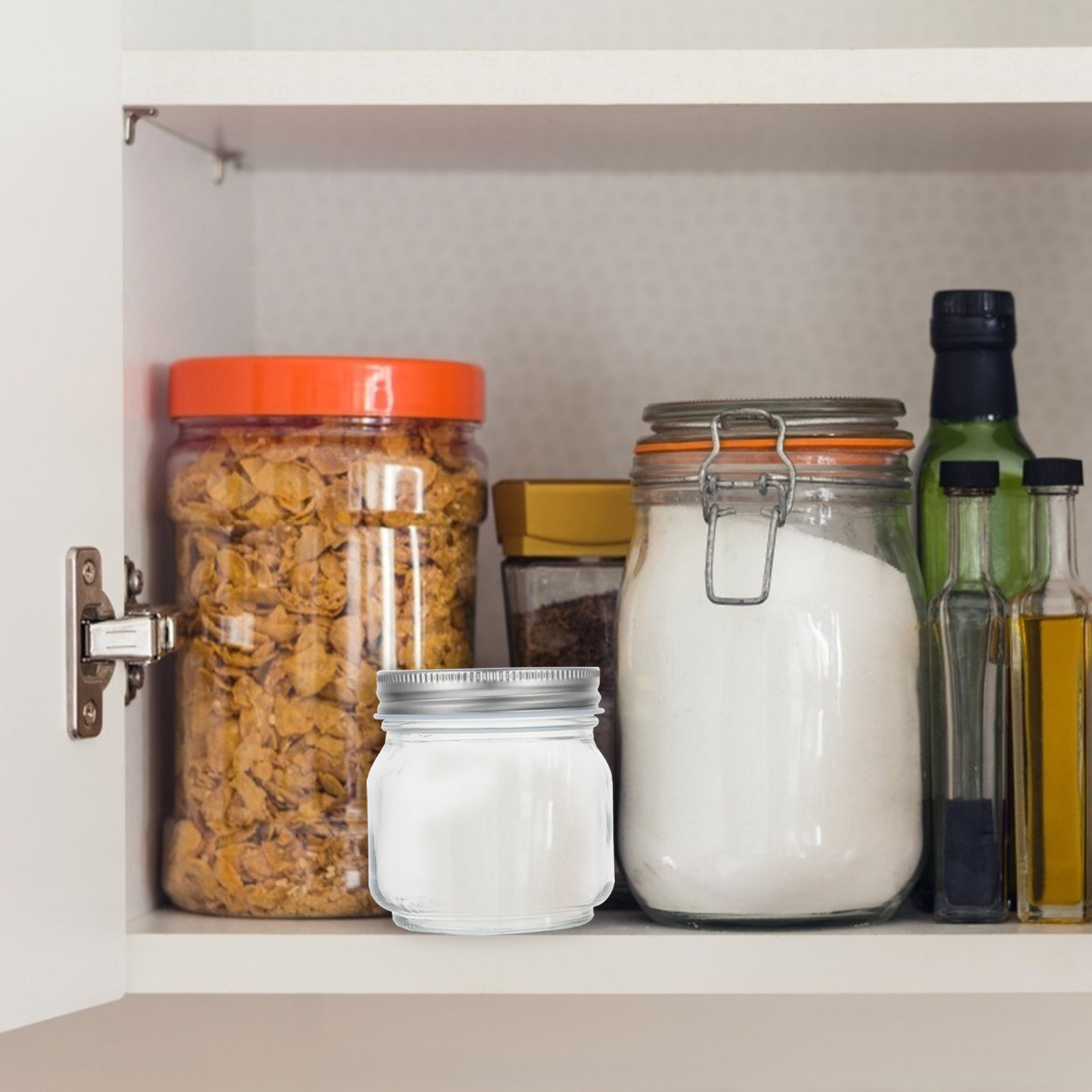 6Pcs Mason Glass Jar Set Thick - Set Food Storage review and price