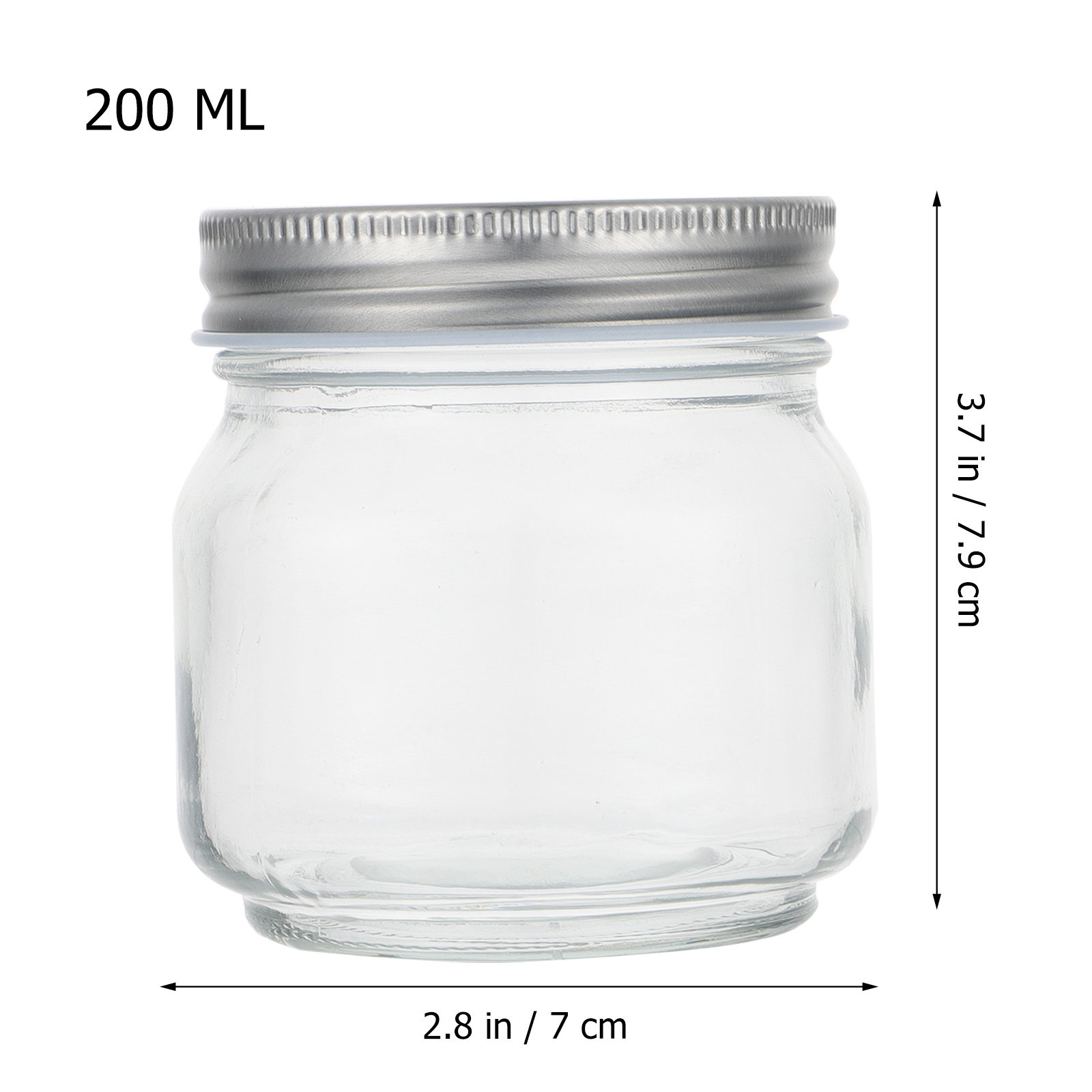 6Pcs Mason Glass Jar Set Thick - Set Food Storage review and price