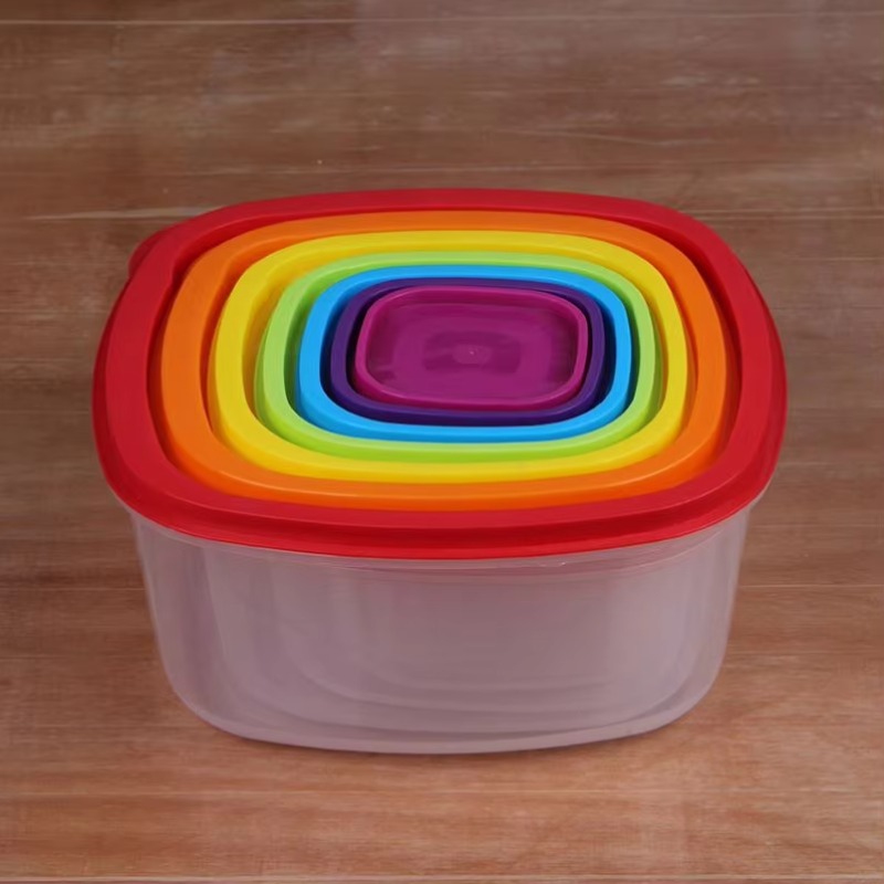 Rainbow 7pcs Food Container Pl - Food Storage Is review and price