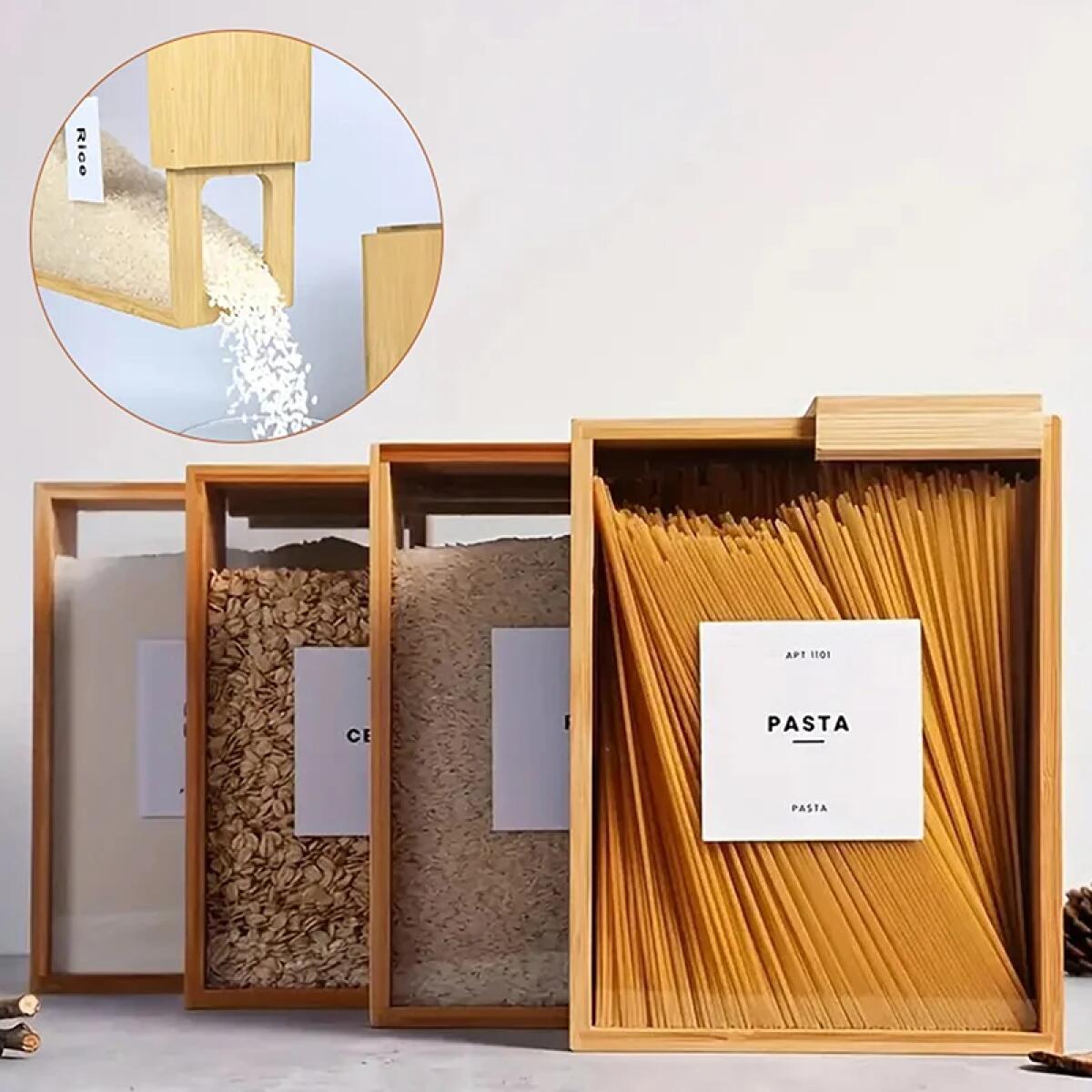 Food Dispenser Kitchen Organiz - Food Storage Acrylic Containers review and price