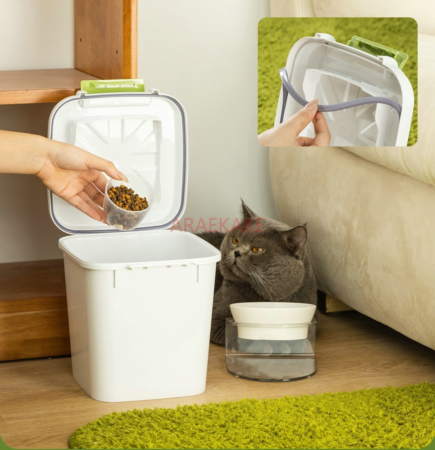 Cat food bucket, dog food stor - Food Storage For Dog review and price