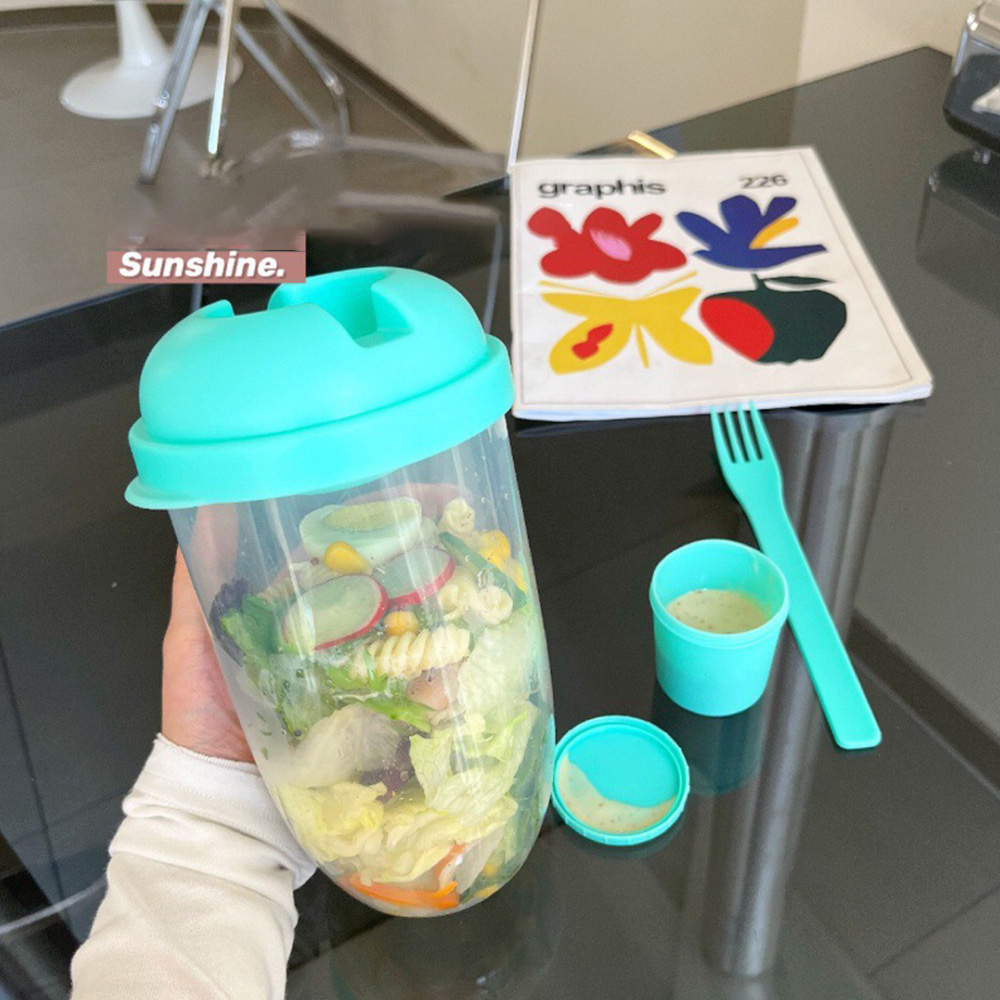 1PC White/Green Portable Bottl - Salad Dressing Bottle review and price