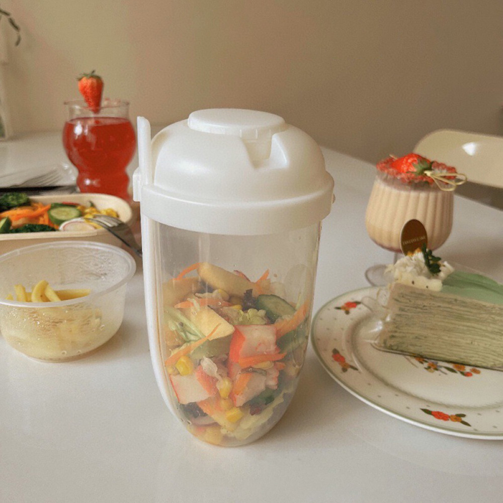1PC White/Green Portable Bottl - Salad Dressing Bottle review and price