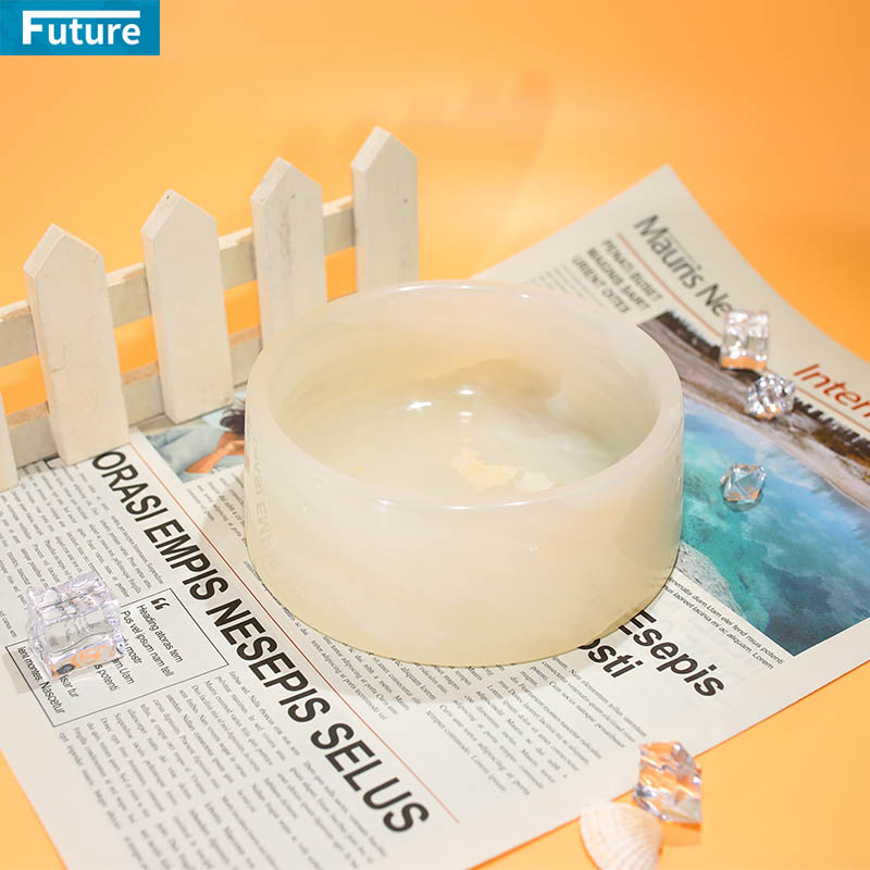 Luxury Polished White Onyx Pet - Food Storage Is review and price