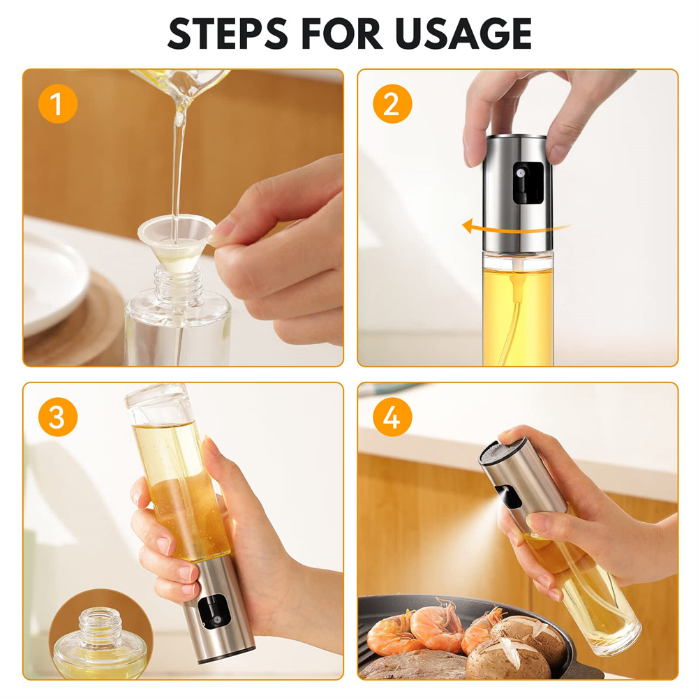 Glass Oil Sprayer for Cooking  - Salad Dressing Bottle review and price