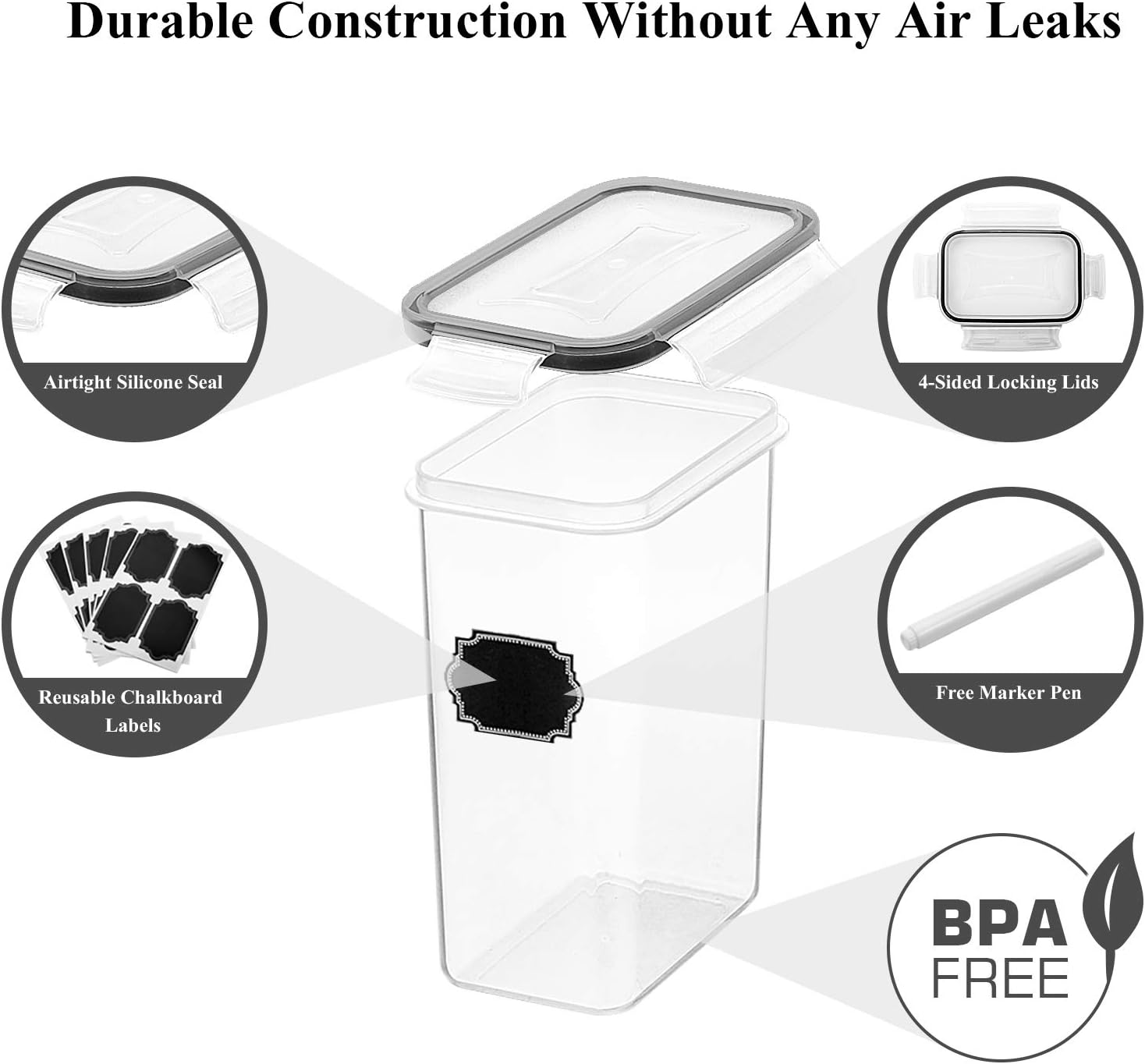 Airtight Food Storage Containe - Food Storage Acrylic Containers review and price