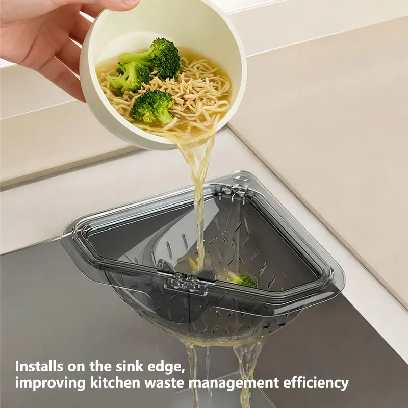 Magnetic Triangular Sink Drain - Food Storage Rack review and price