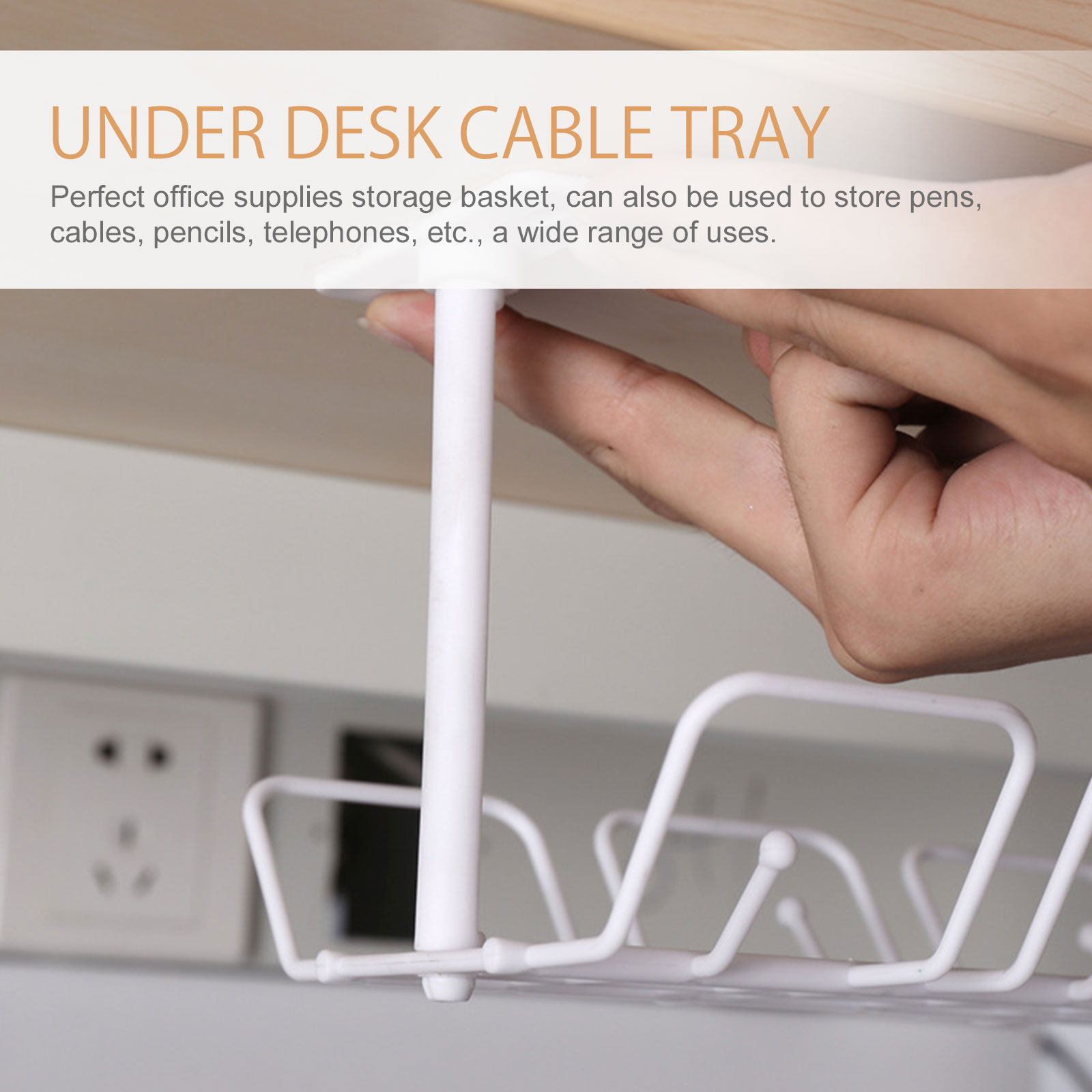 Under Desk Cable Storage Baske - Food Storage Management review and price