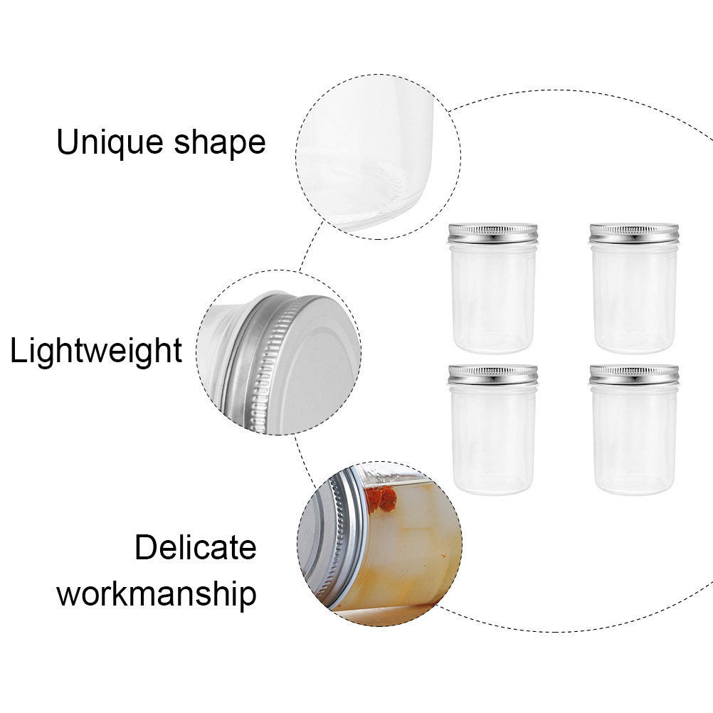 4Pcs Jam Glass Storage Jars Mo - Food Storage Jars Airtight review and price