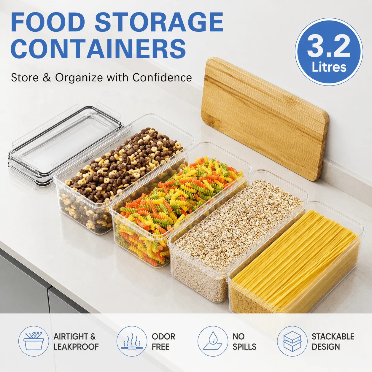 Large Airtight Food Storage Co - Food Storage Acrylic Containers review and price