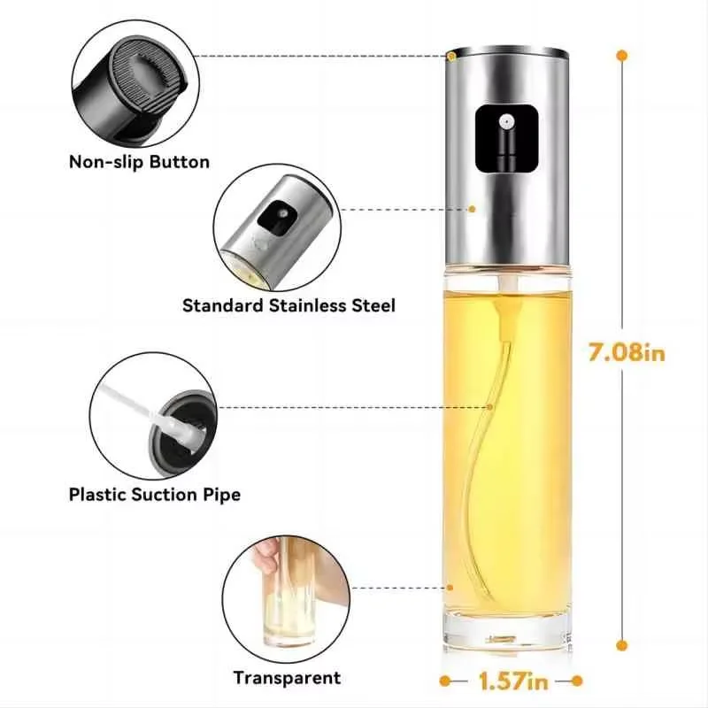 Glass Oil Sprayer for Cooking  - Salad Dressing Bottle review and price