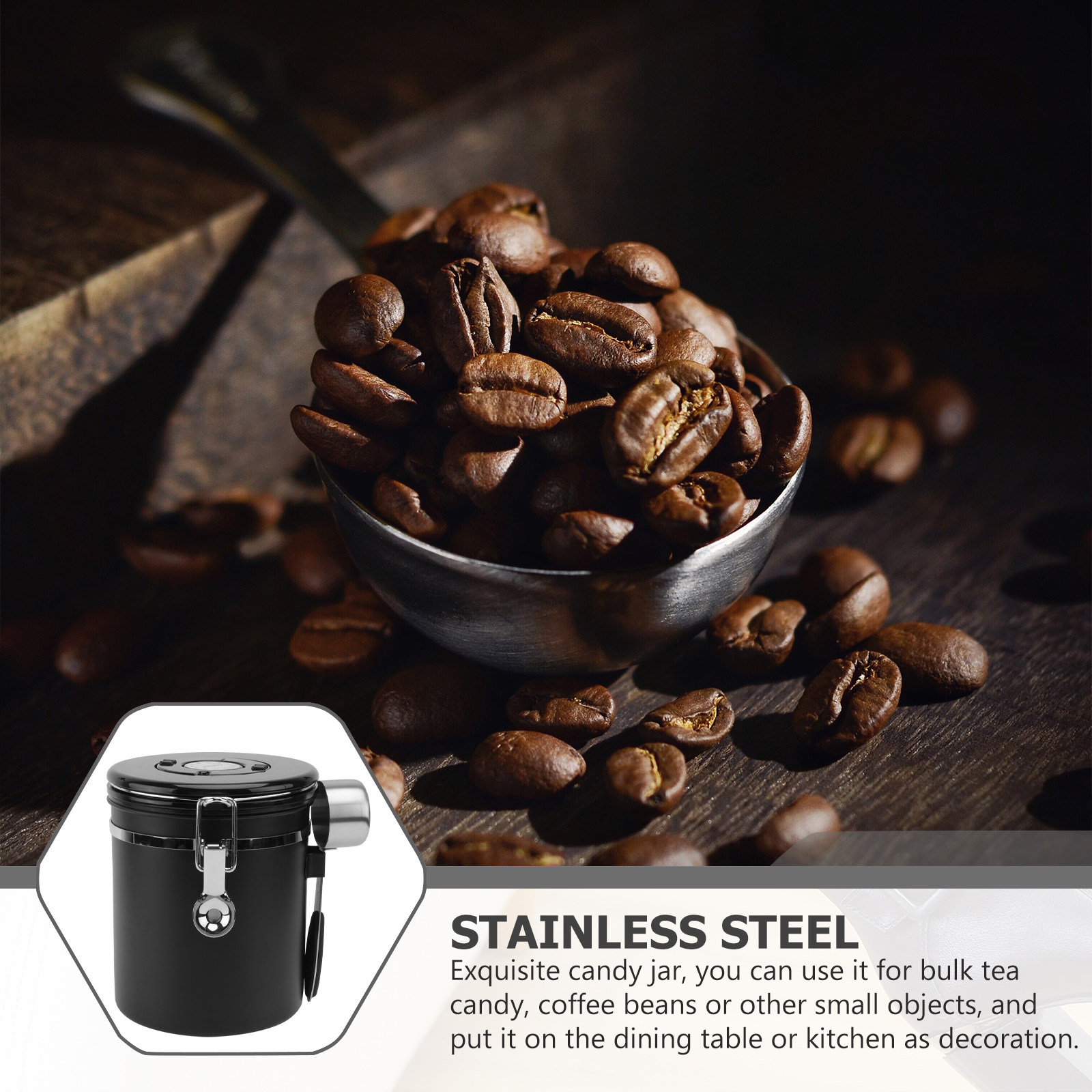 1Pcs Coffee Bean Storage Conta - Food Storage Tank review and price