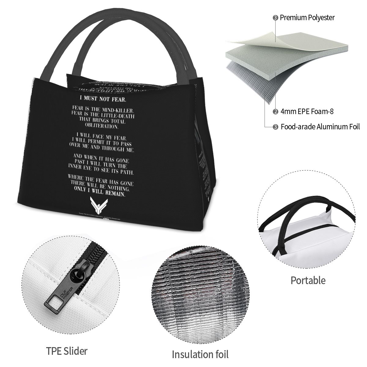 Litany Against Fear Dune 2020  - Food Storage Quotes review and price
