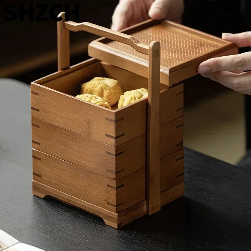 Bamboo Storage Basket Traditio - Food Storage Acrylic Containers review and price