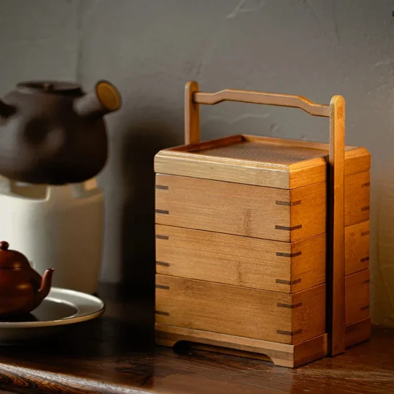 Bamboo Storage Basket Traditio - Food Storage Acrylic Containers review and price