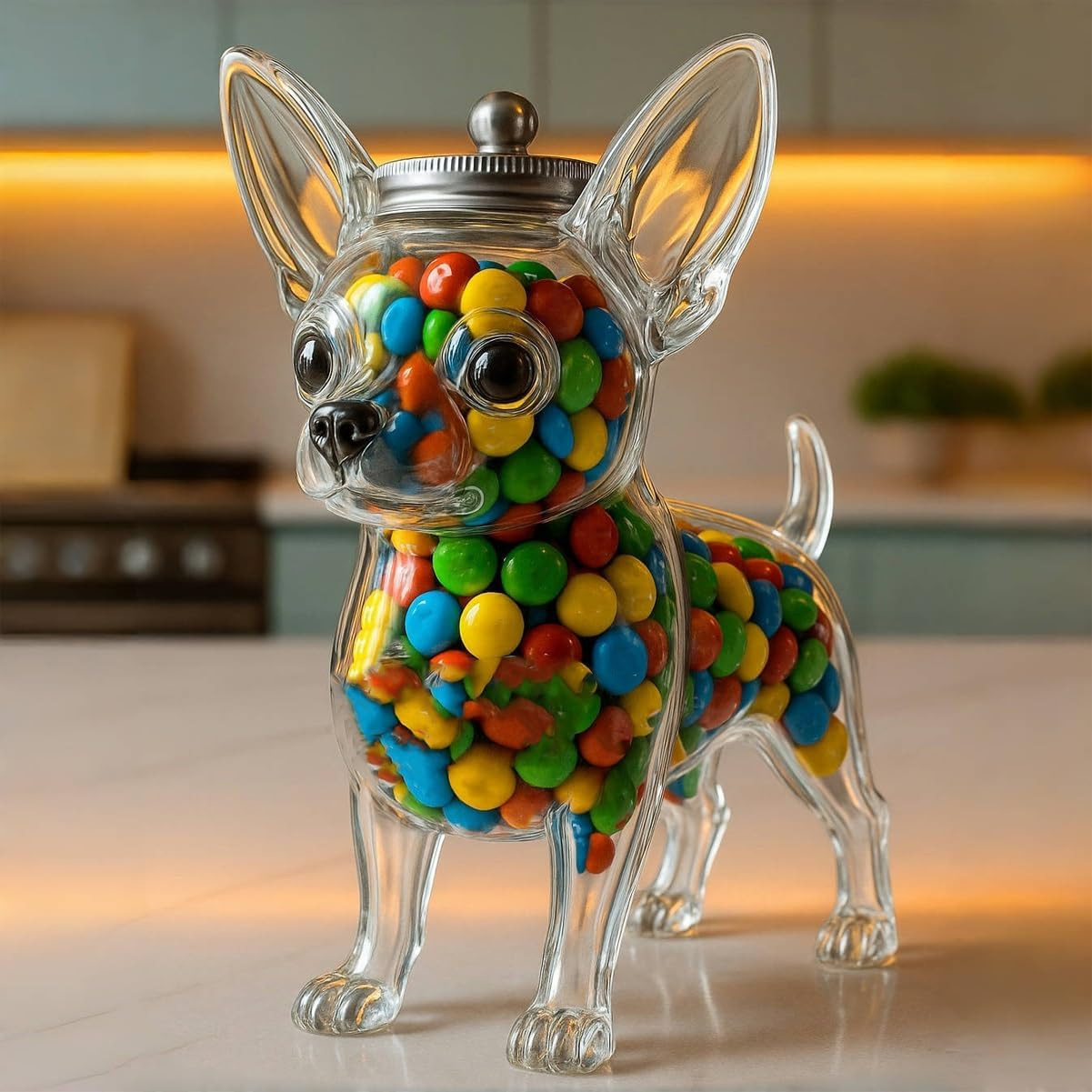 Chihuahua Shaped Container Fre - Food Storage Glass Set review and price