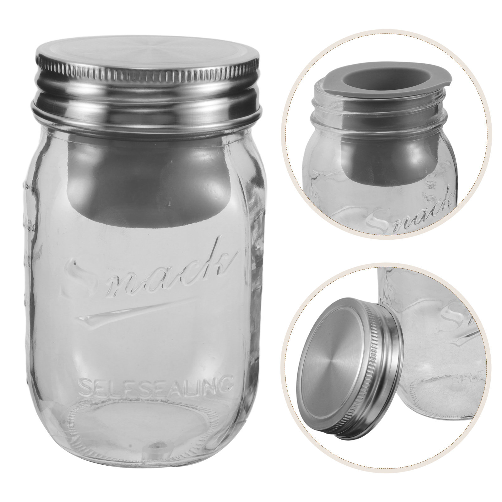 Glass Salad Jar Airtight Leak  - Glass Meal Prep Container review and price