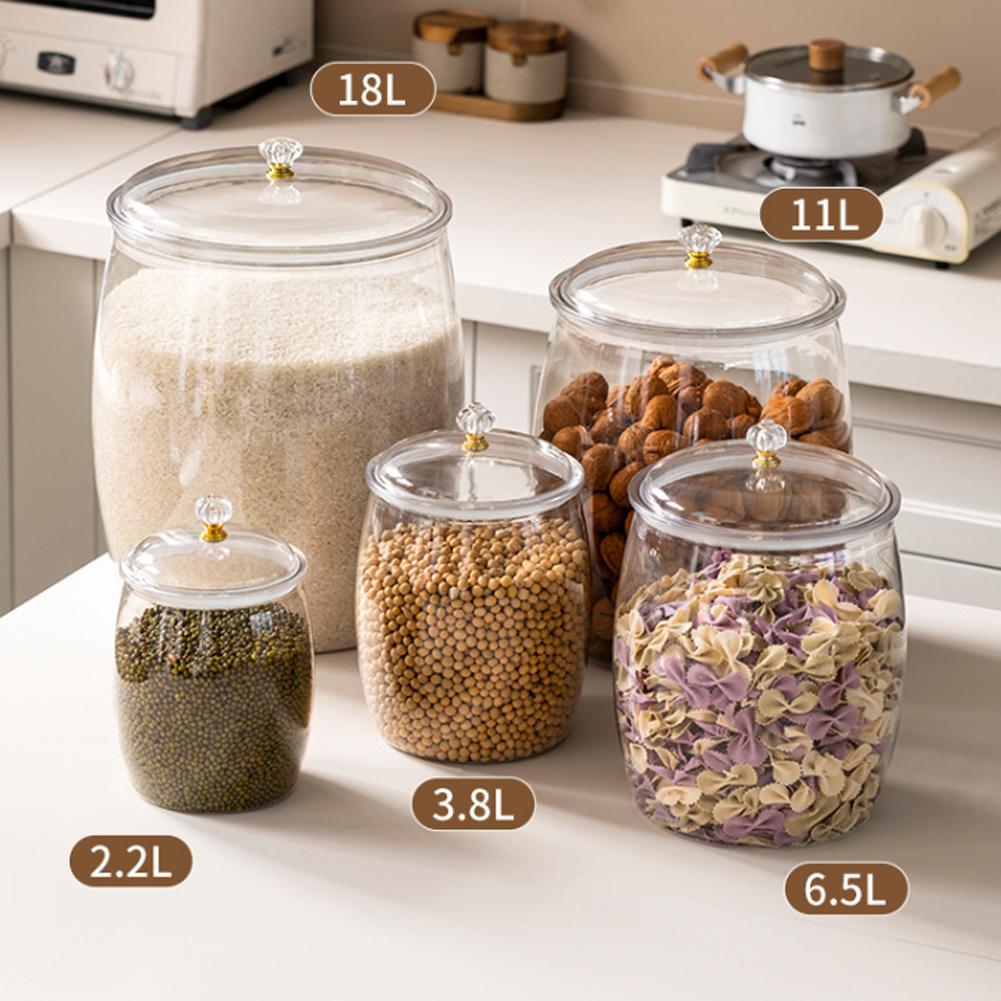 Large Transparent Plastic Seal - Food Storage Jars Airtight review and price