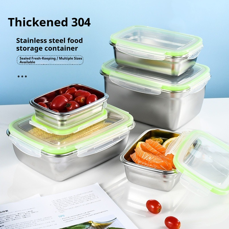 304 Stainless Steel Lunch Box  - Set Food Storage review and price