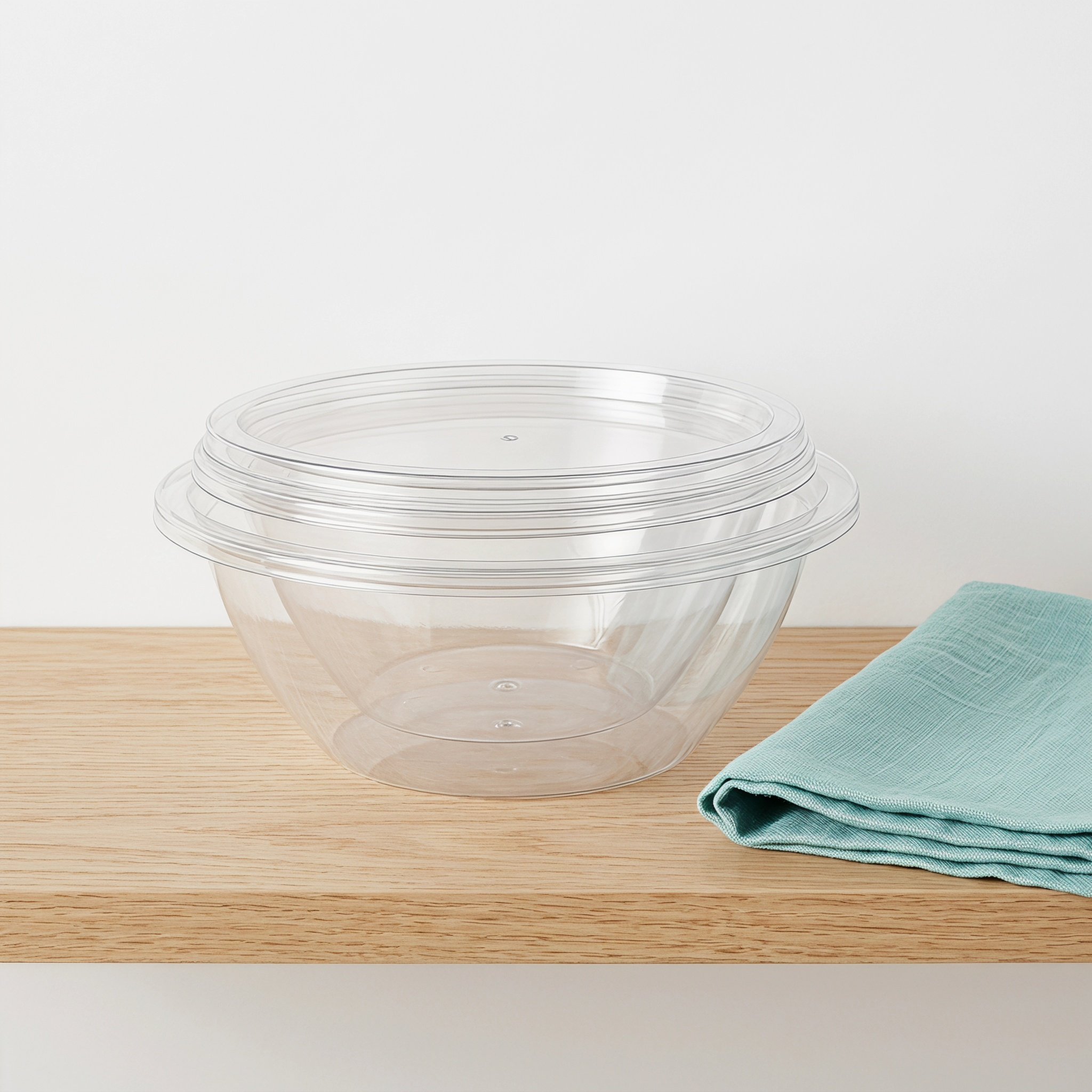 Clear Plastic Mixing Bowls wit - Set Food Storage review and price