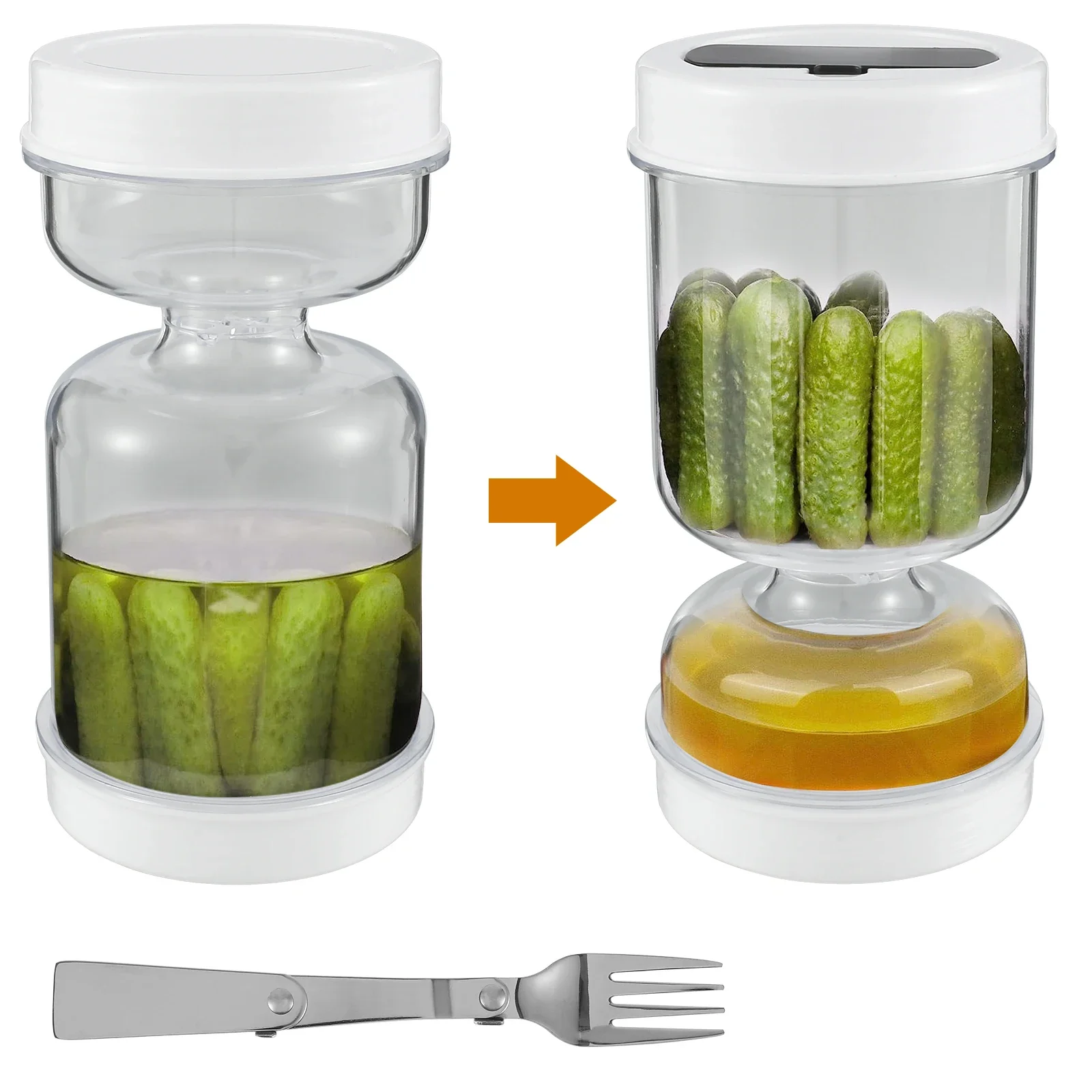 Pickle Container Wet and Dry S - Food Storage Jars Airtight review and price