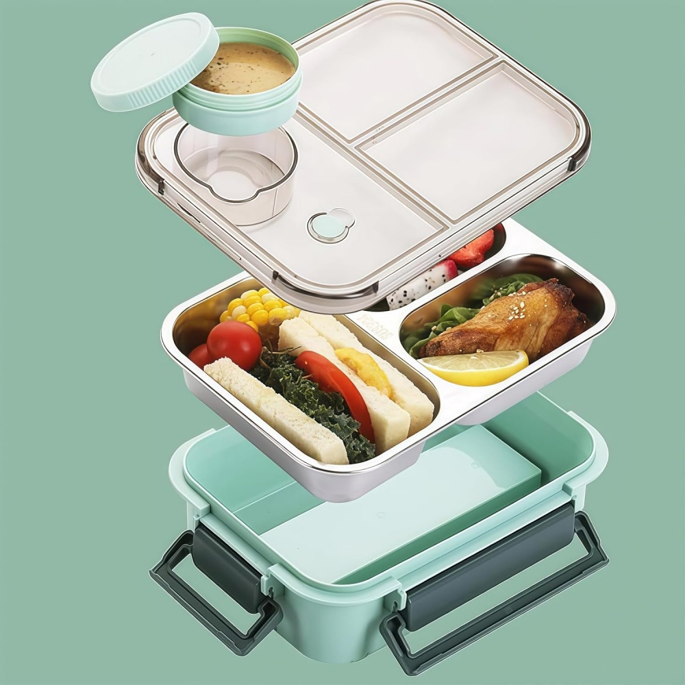 850ml Portable Lunch Boxes for - Glass Meal Prep Container review and price