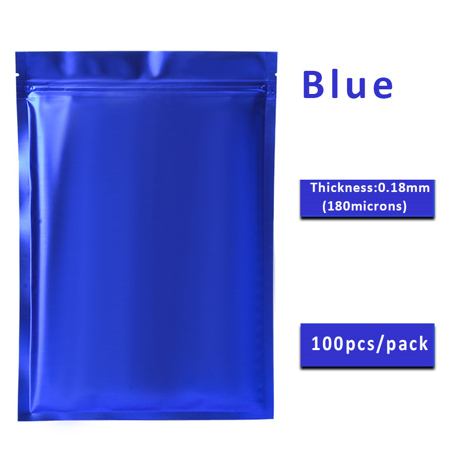 100pcs Matte Blue Foil Zipper  - Food Storage Is review and price