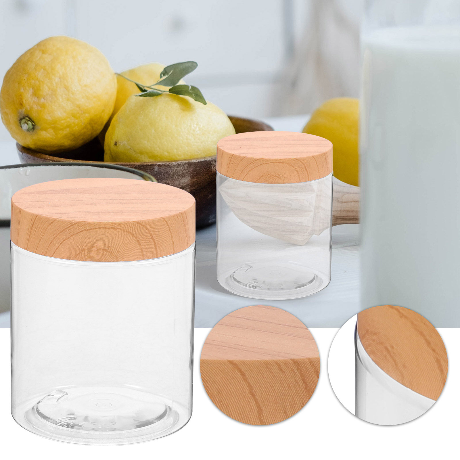 6Pcs Kitchen Storage Container - Food Storage Jars Airtight review and price