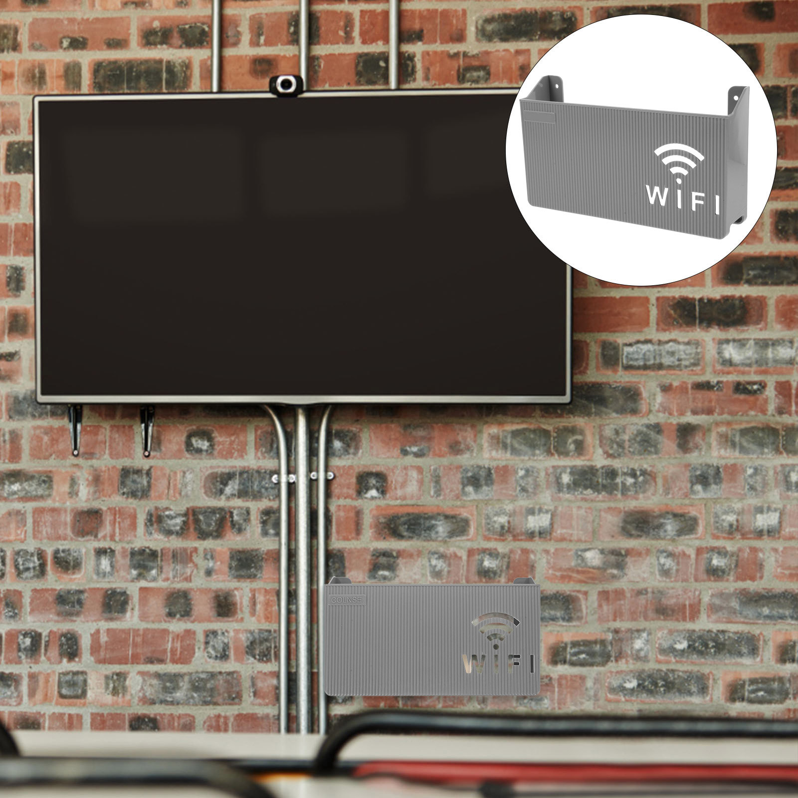 PP Router Storage Box Wall Mou - Food Storage Management review and price