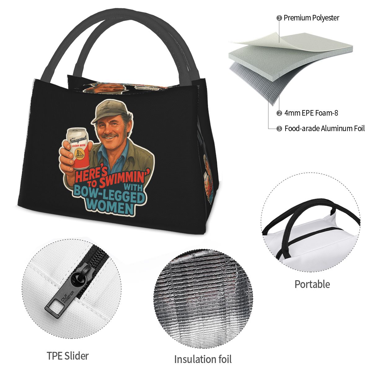 Heres To Swimmin Quint Jaws Mo - Food Storage Quotes review and price