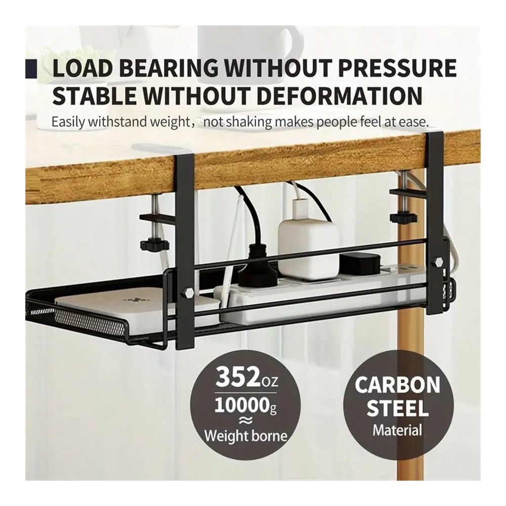 Under Desk Storage Shelf/Baske - Food Storage Rack review and price