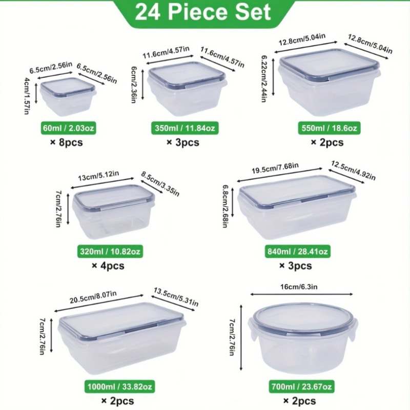 48PCS BPA-Free Food Storage Se - Set Food Storage review and price