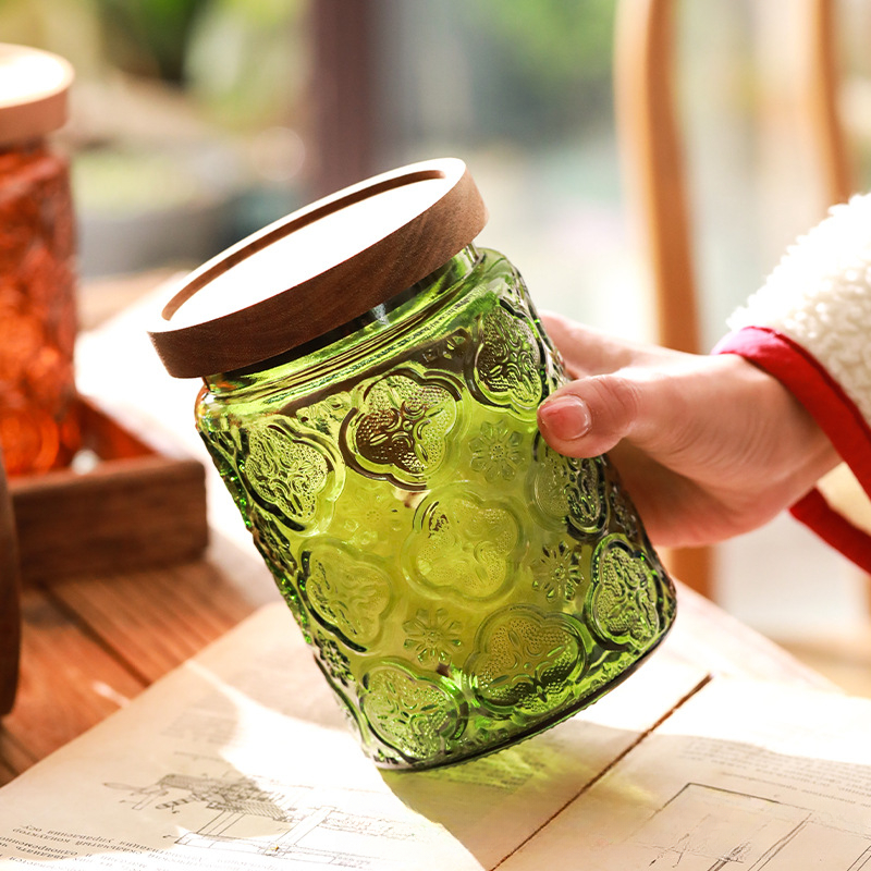 Vintage Glass Kitchen Storage  - Food Storage Jars Airtight review and price