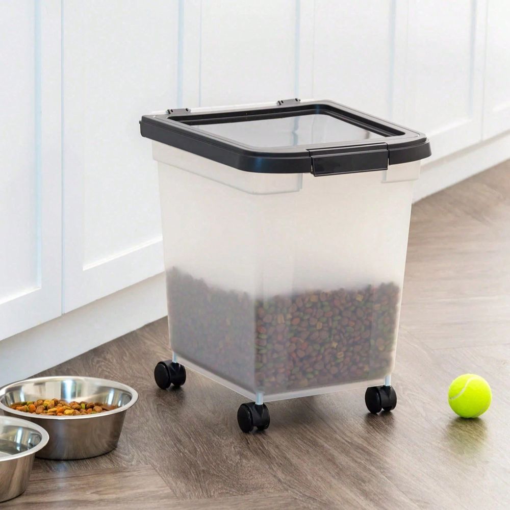 Transparent Plastic Storage Bu - Food Storage For Dog review and price