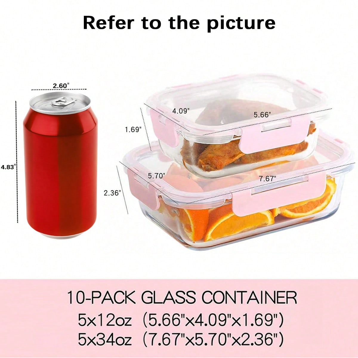 10 Pack Glass Meal Prep Contai - Glass Meal Prep Container review and price
